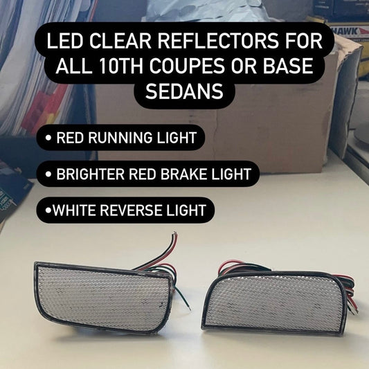 Honda Civic LED Rear Reflectors 2016-2021 (Base Sedan/Coupe)
